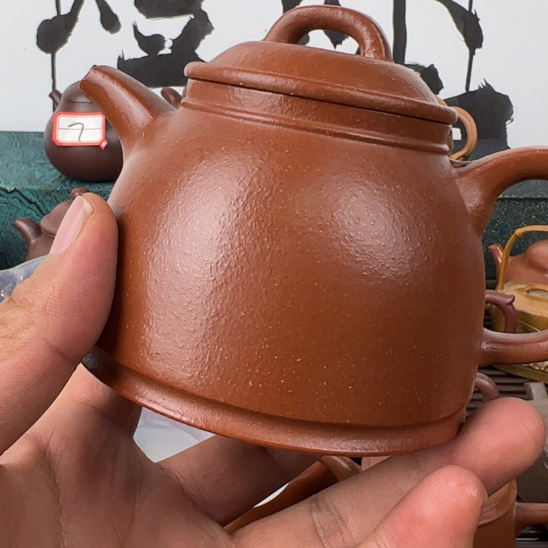 紫砂茶壶半手工金钟