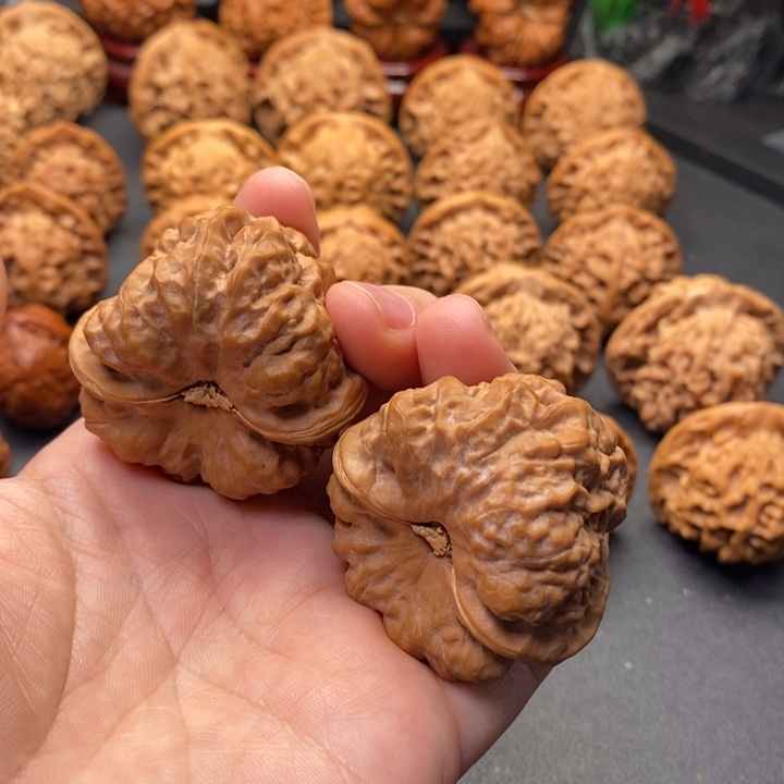 ****欢把件文玩核桃42石蛙