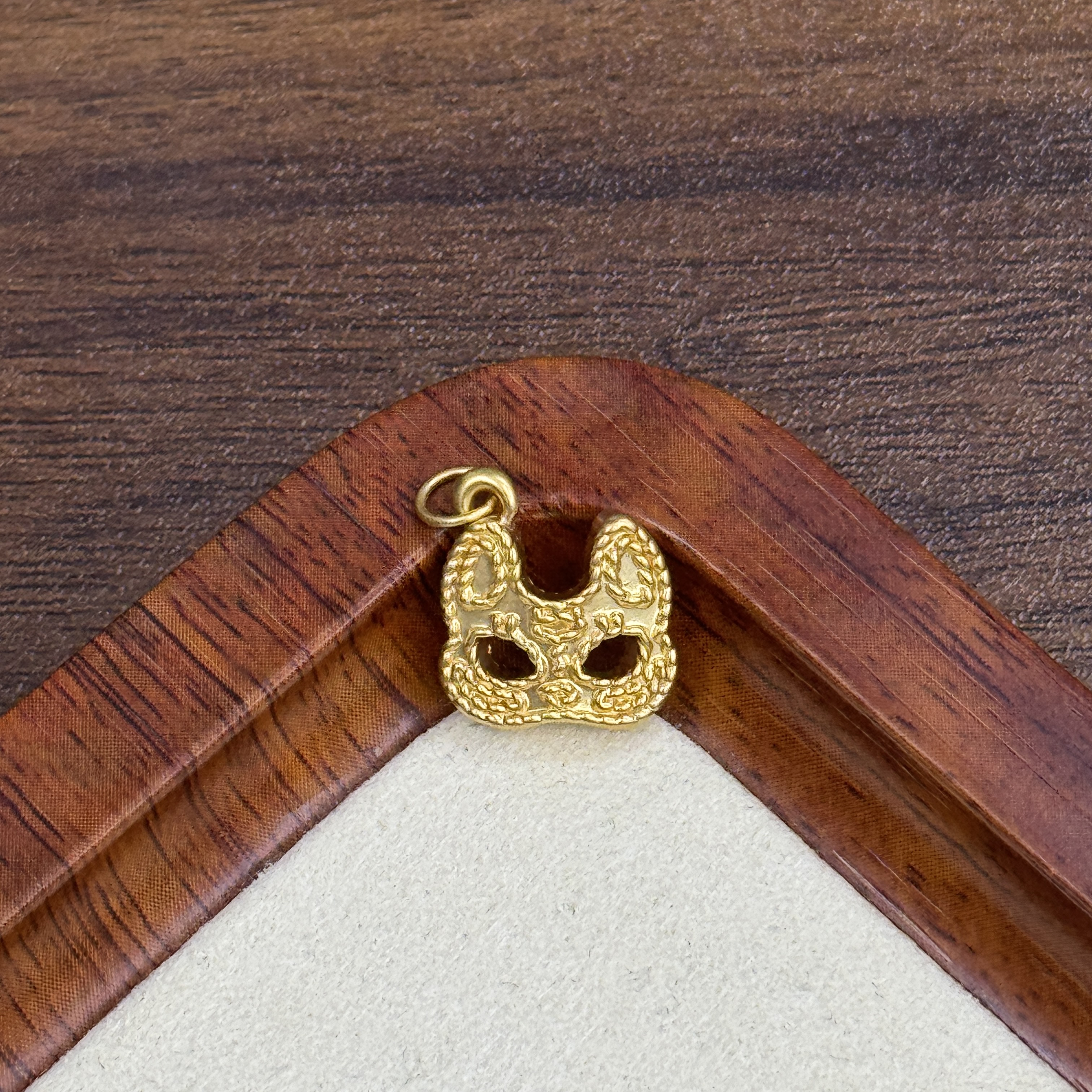 黄金足金999狐狸面具DP2292-0550