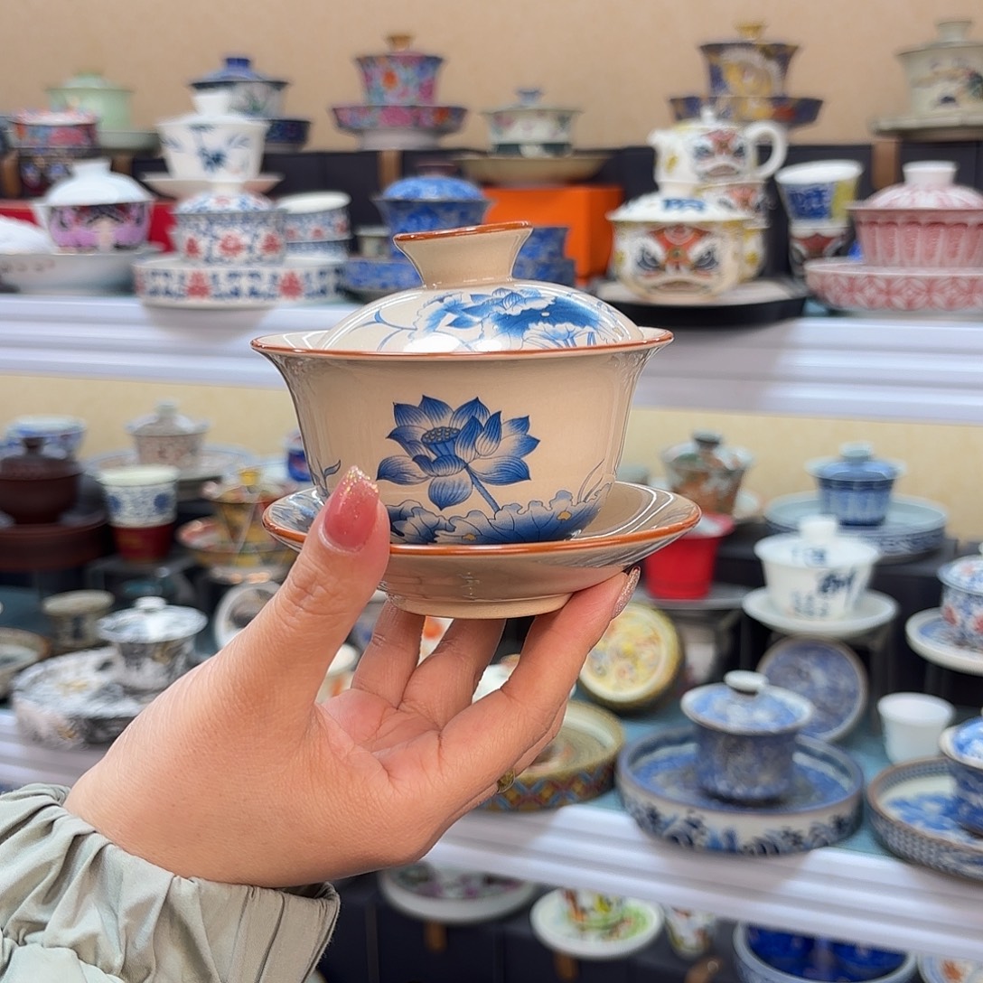 盖碗里的水煮开后放