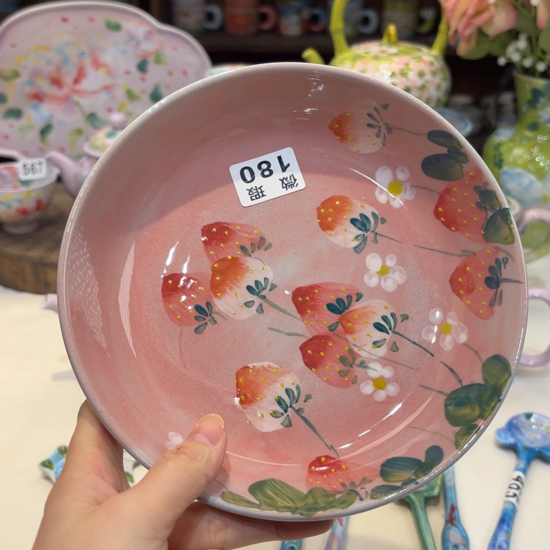 景德镇手绘高温釉下彩陶瓷茶具