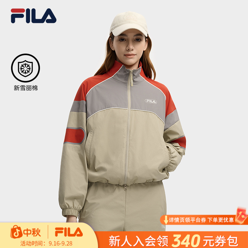 Fila/斐乐2025秋冬新款【新雪丽棉】女户外运动棉服外套F11W549906F