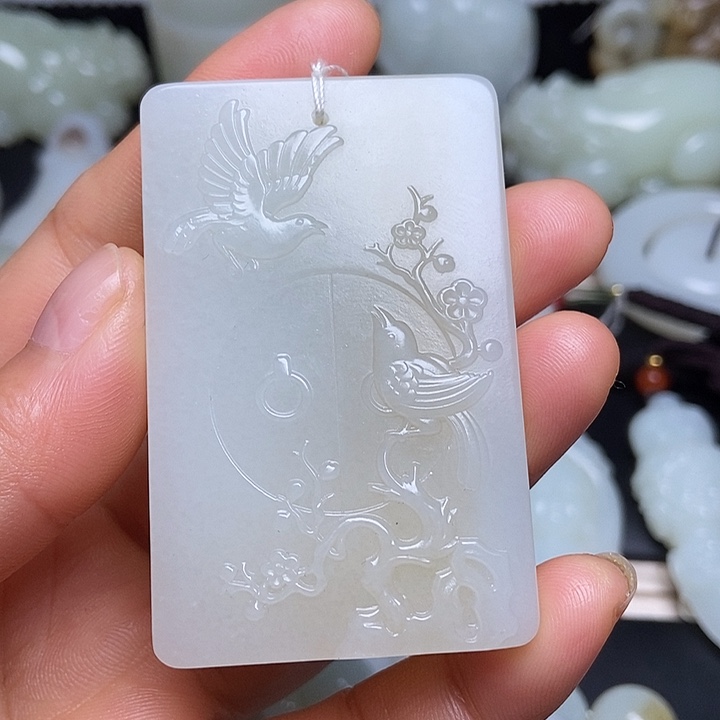 吊坠(不含链)未镶嵌和田玉