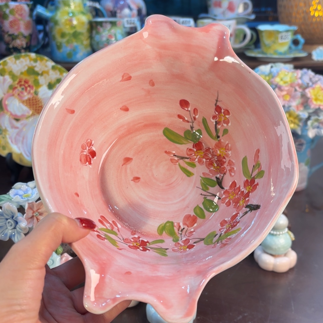 景德镇手绘高温釉下彩陶瓷茶具