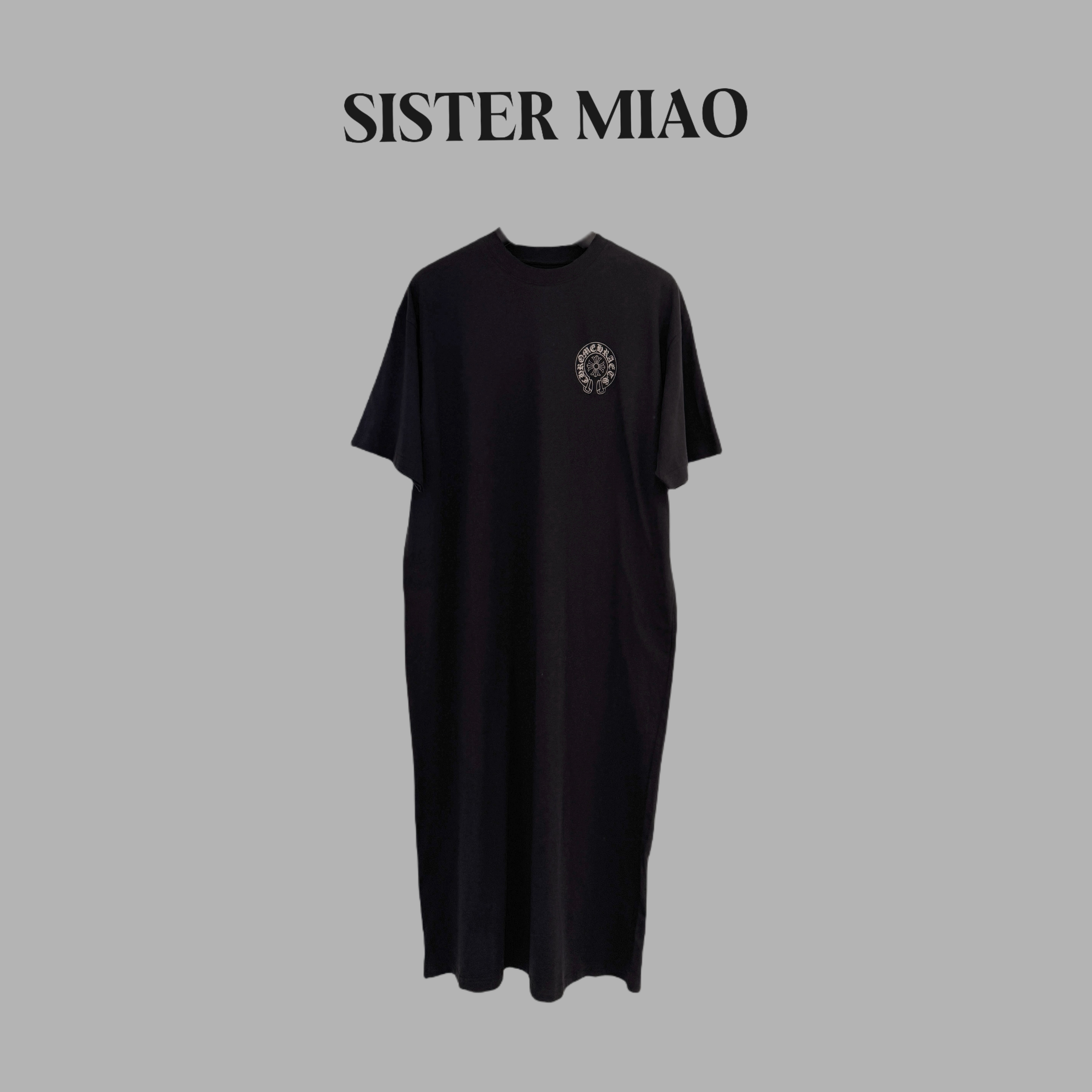SISTER MIAO•自制梵文印花短袖长裙