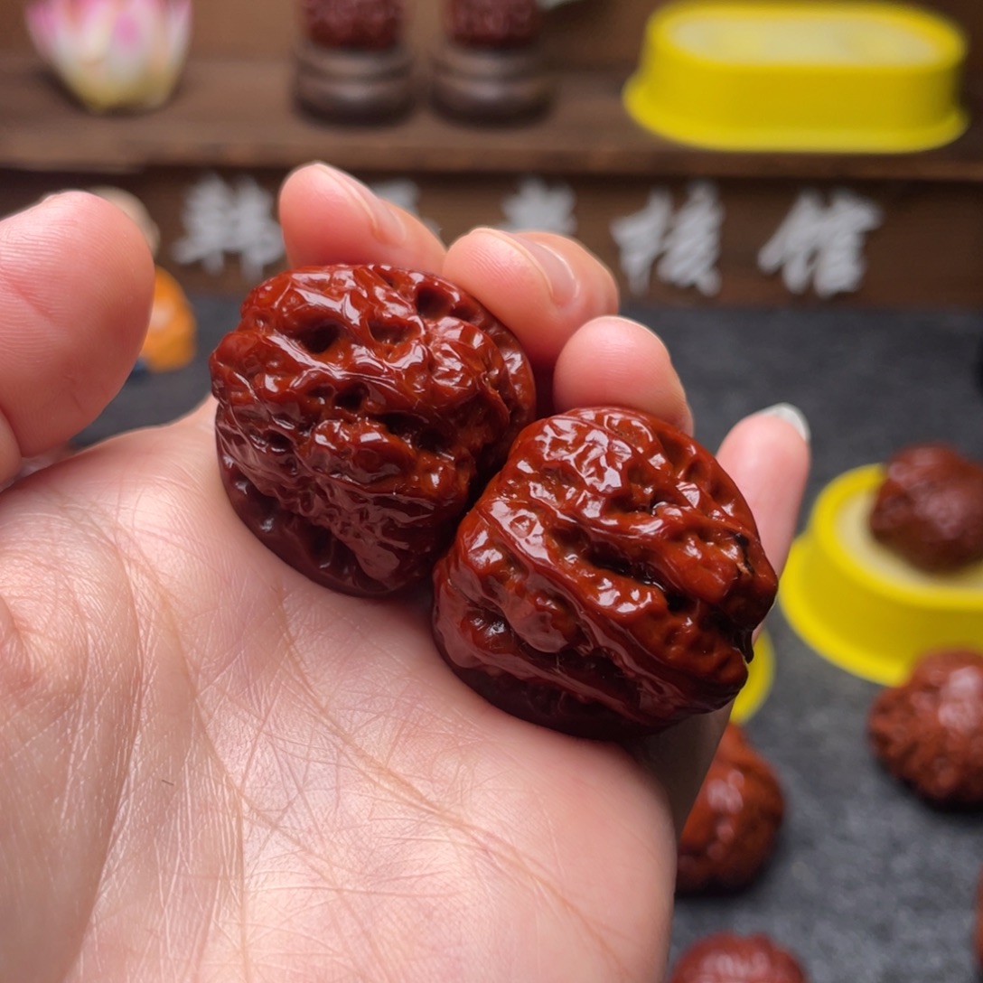 H***e吊坠文玩核桃文玩核桃 手把件 蛤蟆头 31