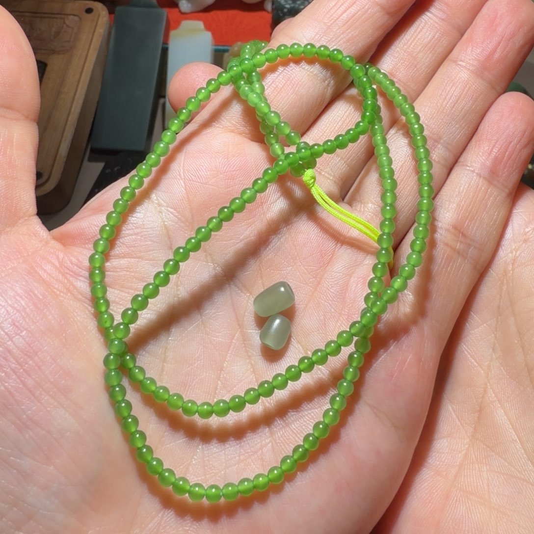 月***迷和田玉未镶嵌颈饰