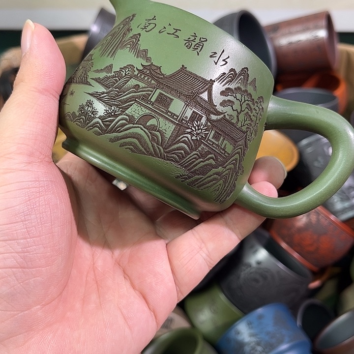 茶杯紫砂全手工紫砂主人杯