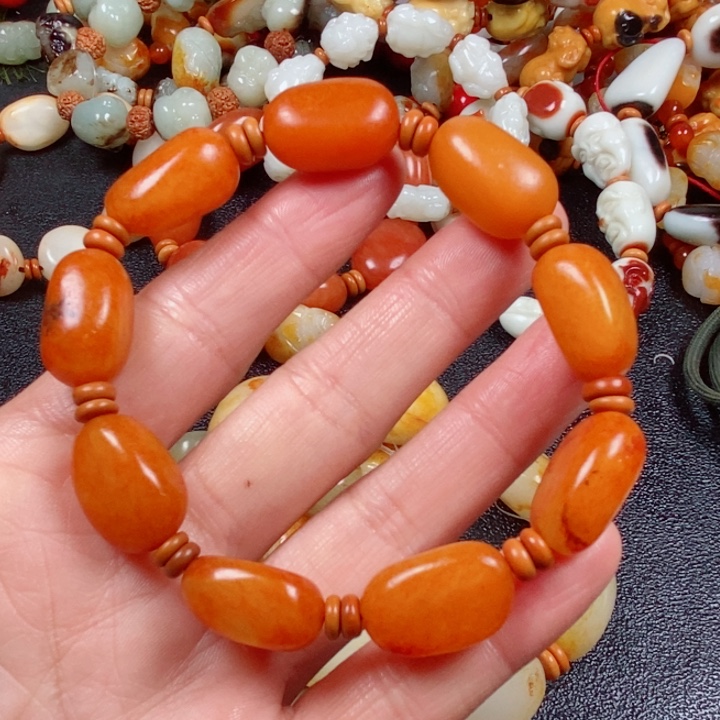 和田玉手链未镶嵌