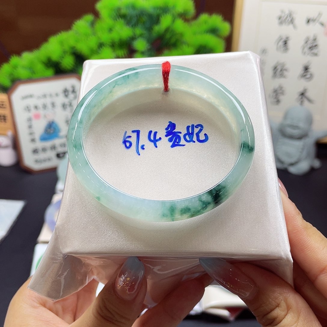 翡翠未镶嵌手镯10 号链接