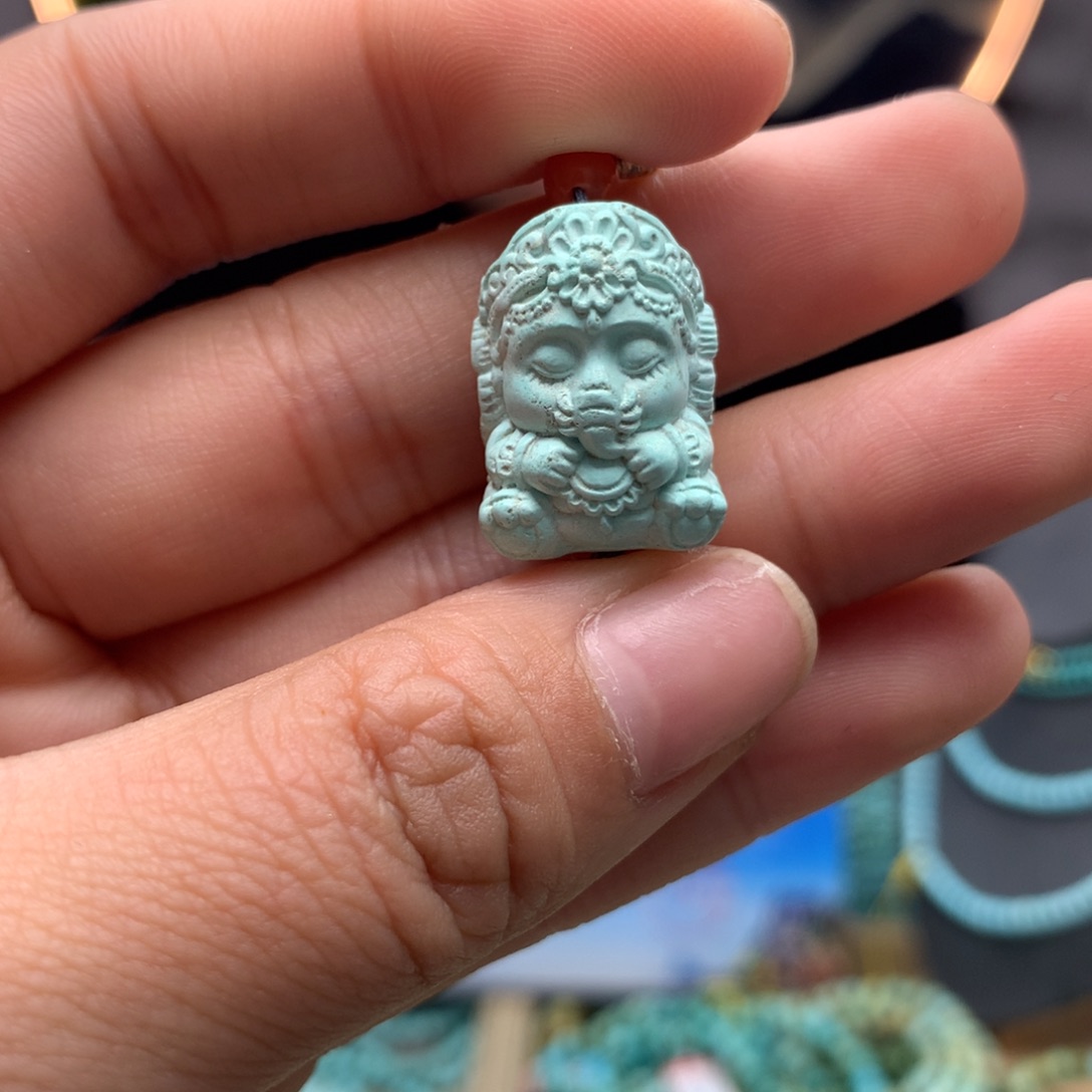 绿松石挂件未镶嵌