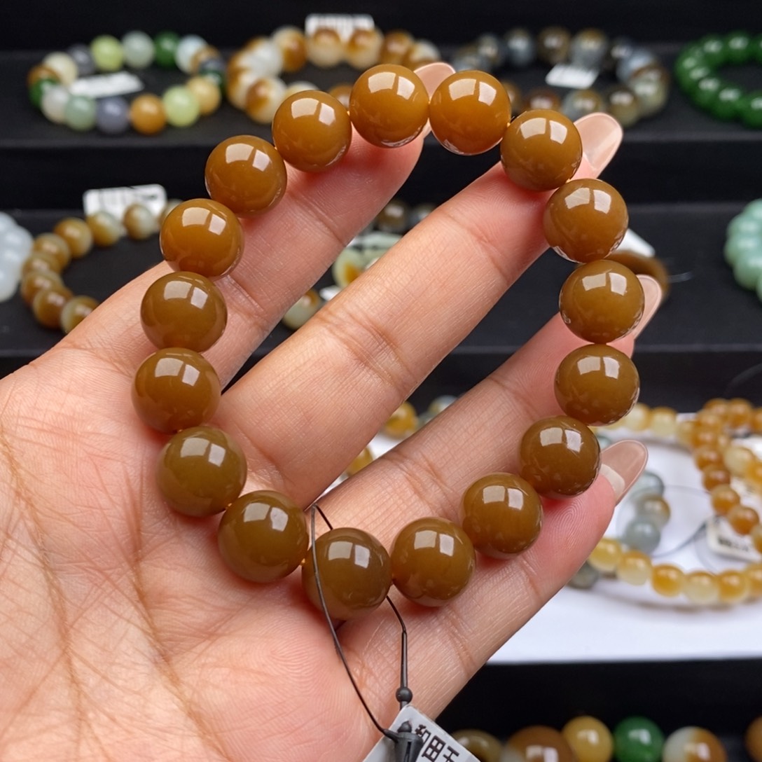 用***5和田玉未镶嵌手链