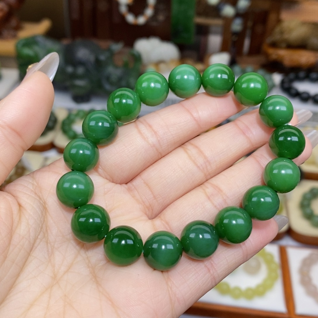 和田玉手串未镶嵌