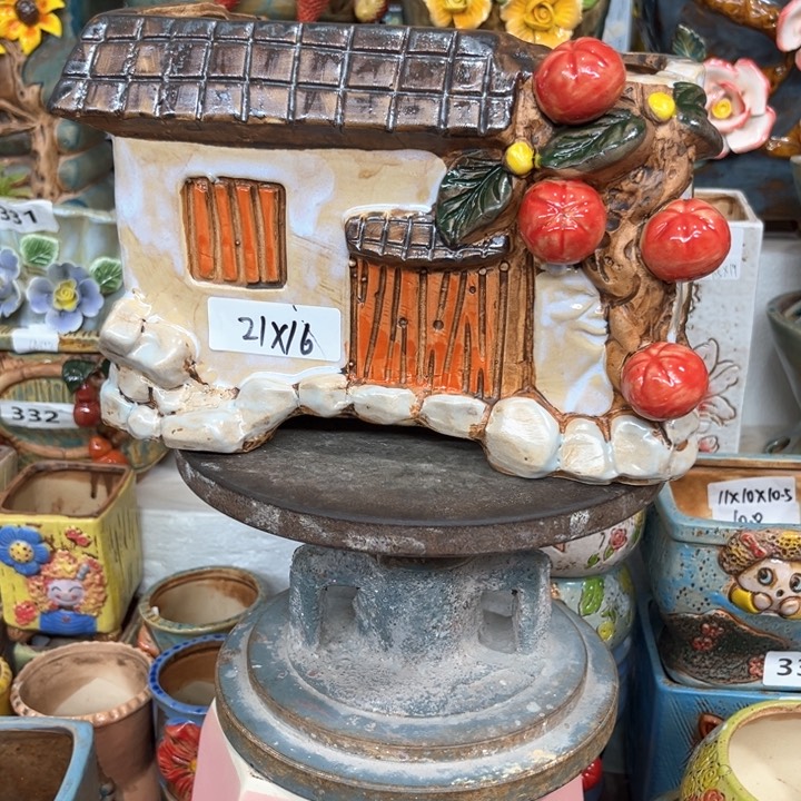 紫砂花盆粗陶材质多肉陶瓷花盆