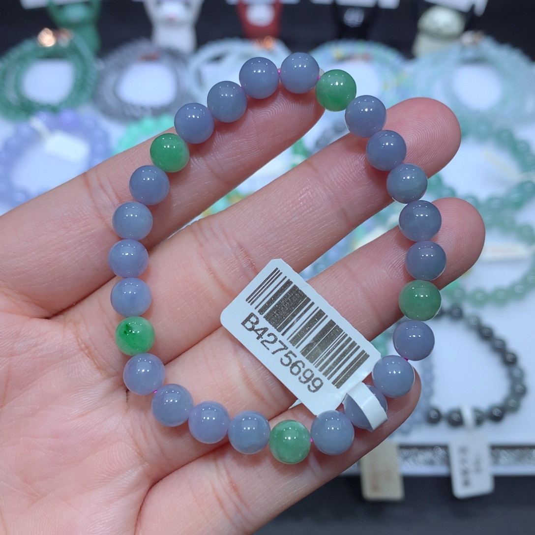 翡翠未镶嵌手串天然