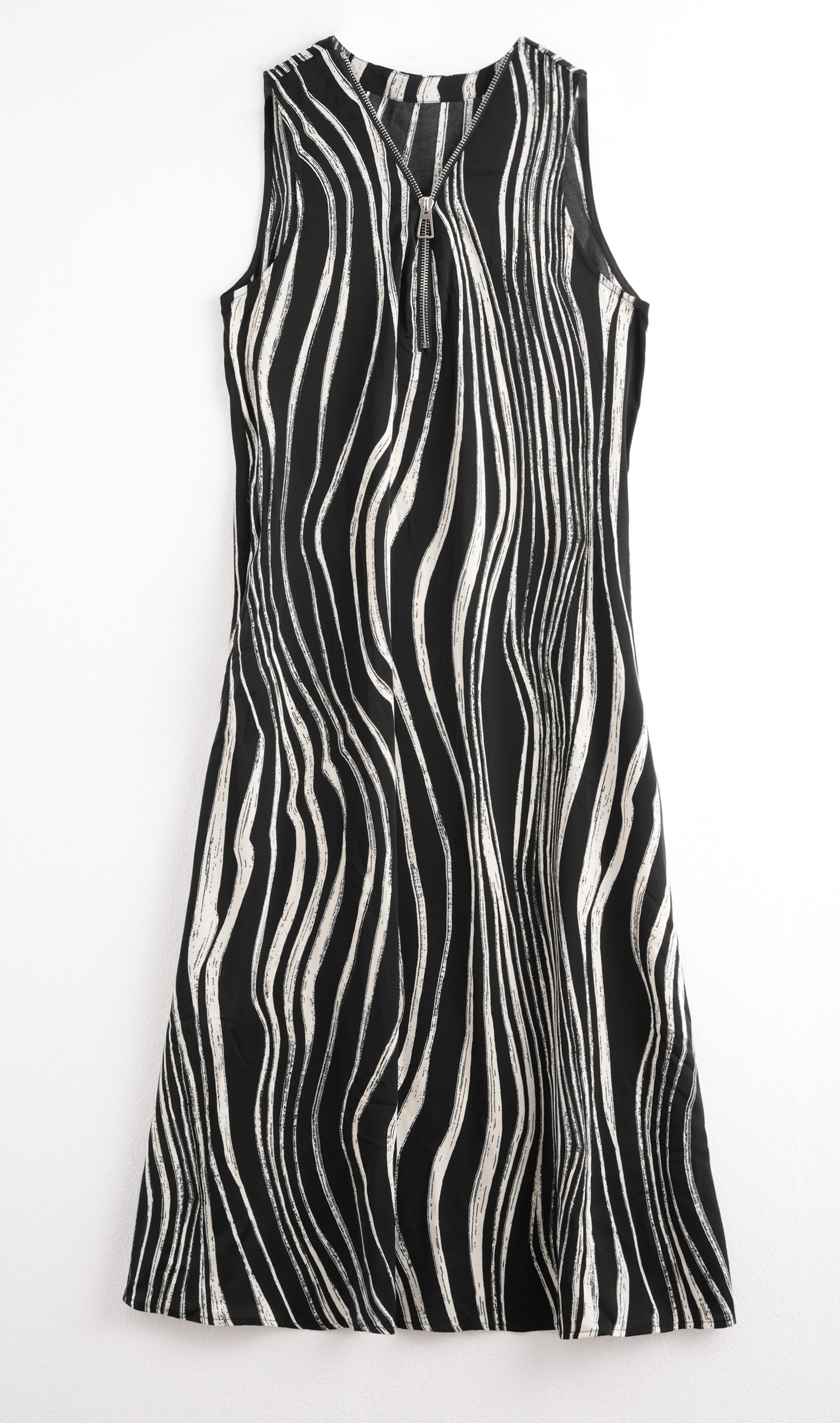 21816-无袖夏季薄款连衣裙长裙V领吊带裙无袖裙长款显瘦