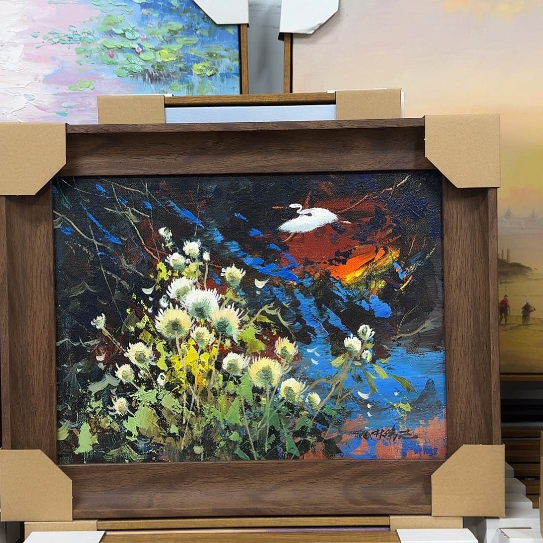 油画3848油画作品入选全国美展并获优秀