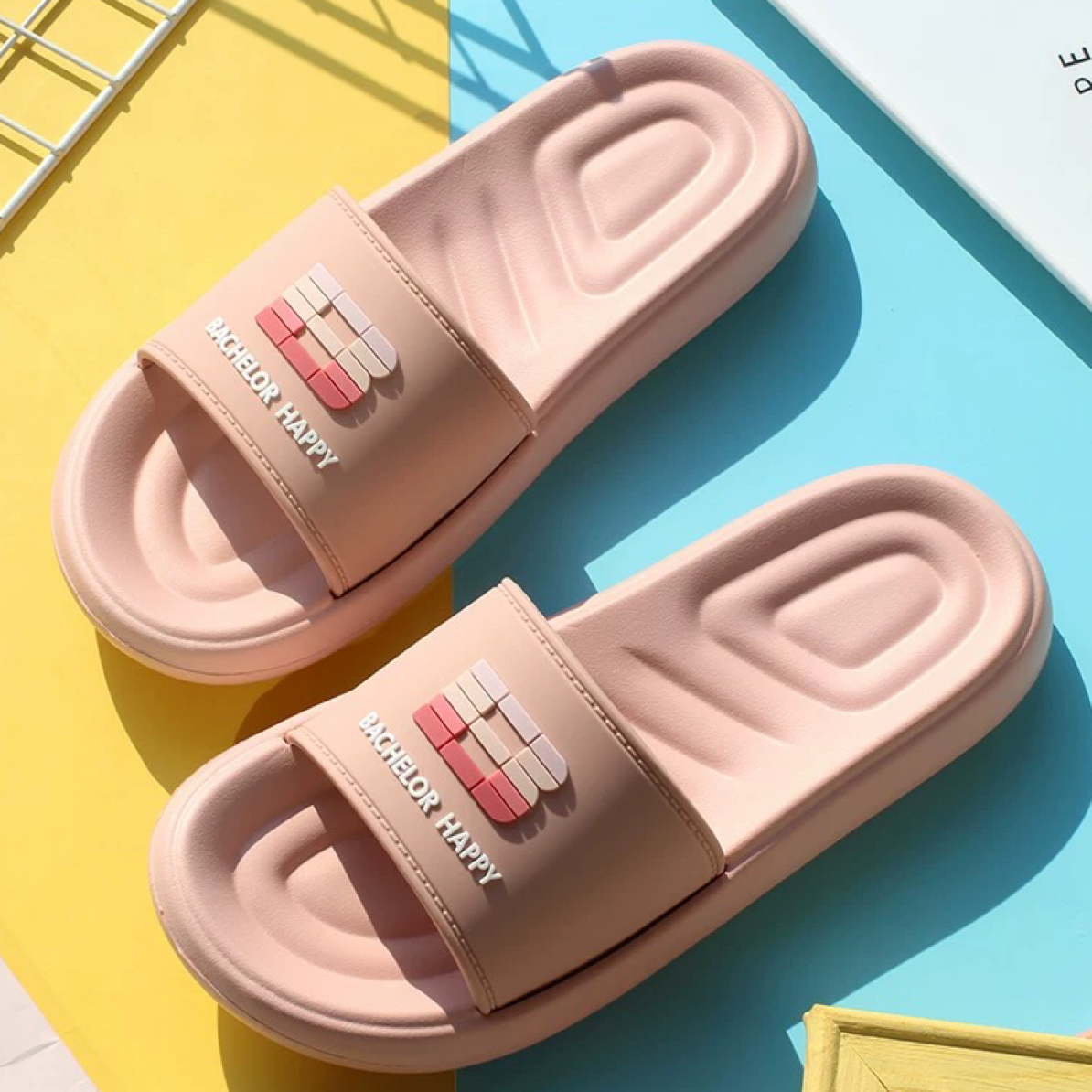 明芽夏季男女通用凉拖鞋室内外简约防滑软底防臭可外穿