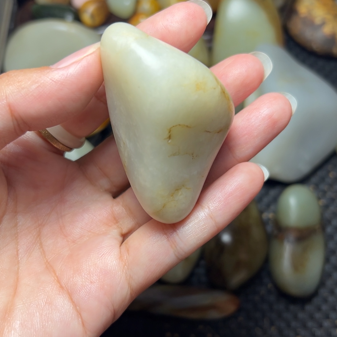 和田玉未镶嵌挂件16