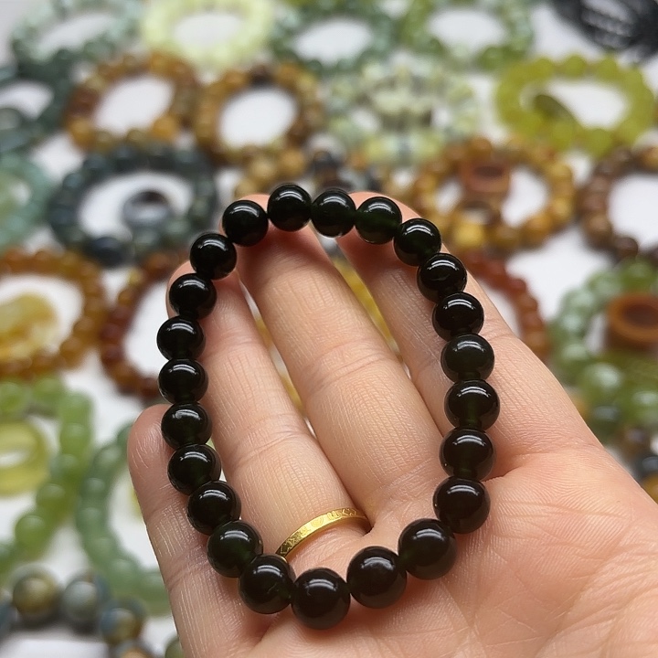 蛇纹石玉未镶嵌手串