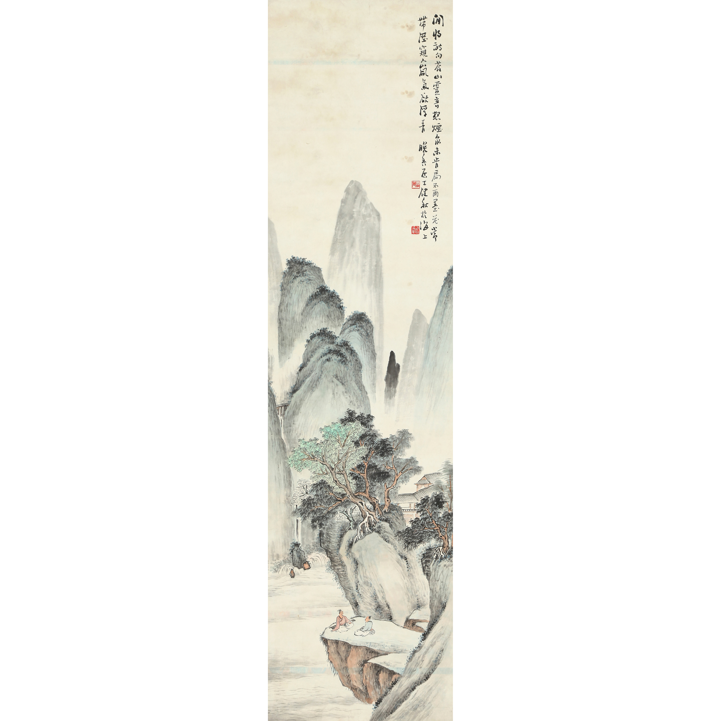 18813、褚健秋 清溪闲话【宣德188拍卖】