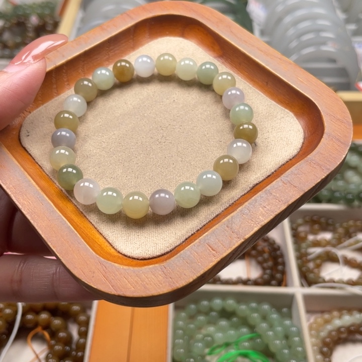 和田玉手串8mm未镶嵌