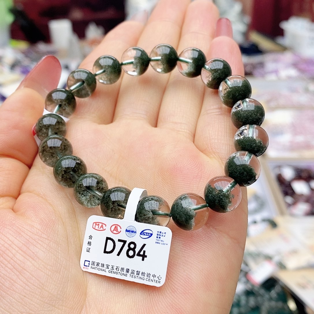 水晶手链未镶嵌D784顶好聚宝盆10.2m