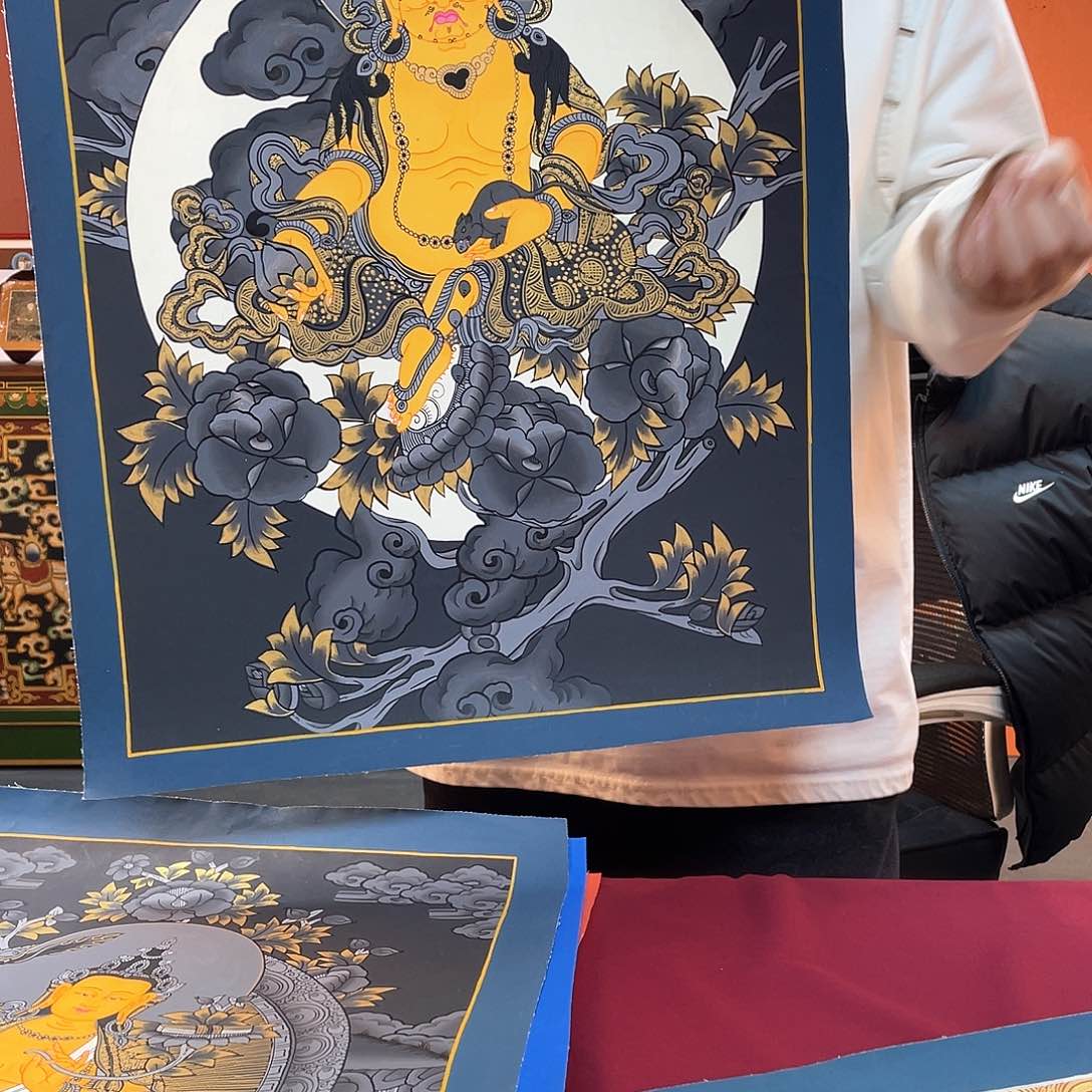 卷轴画40×60黄财纯手绘