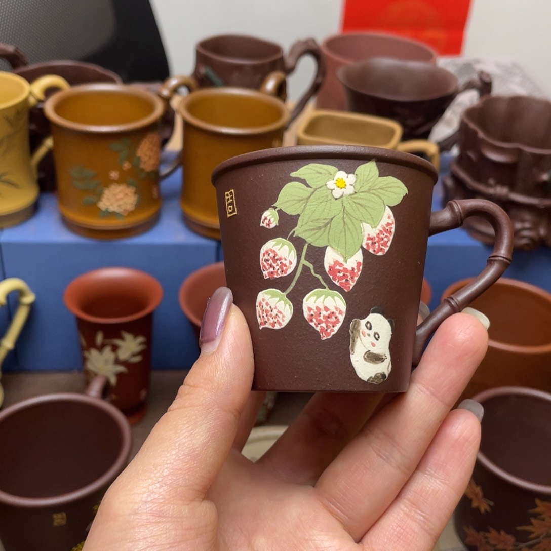 紫砂茶杯紫砂主人杯