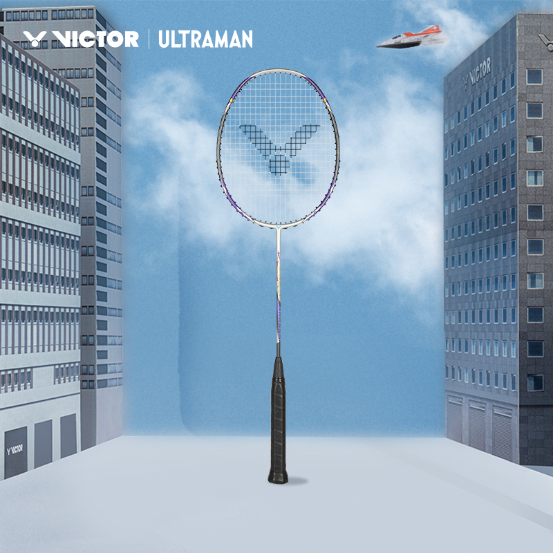 【奥特曼联名】VICTOR胜利羽毛球拍威克多TK-ULTRAMANTIGA专业单拍