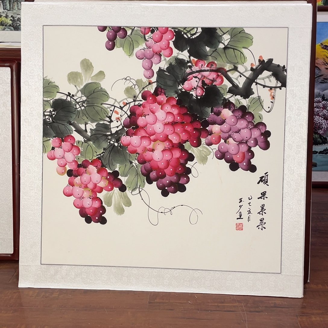 国画带框尺寸83*83厘米