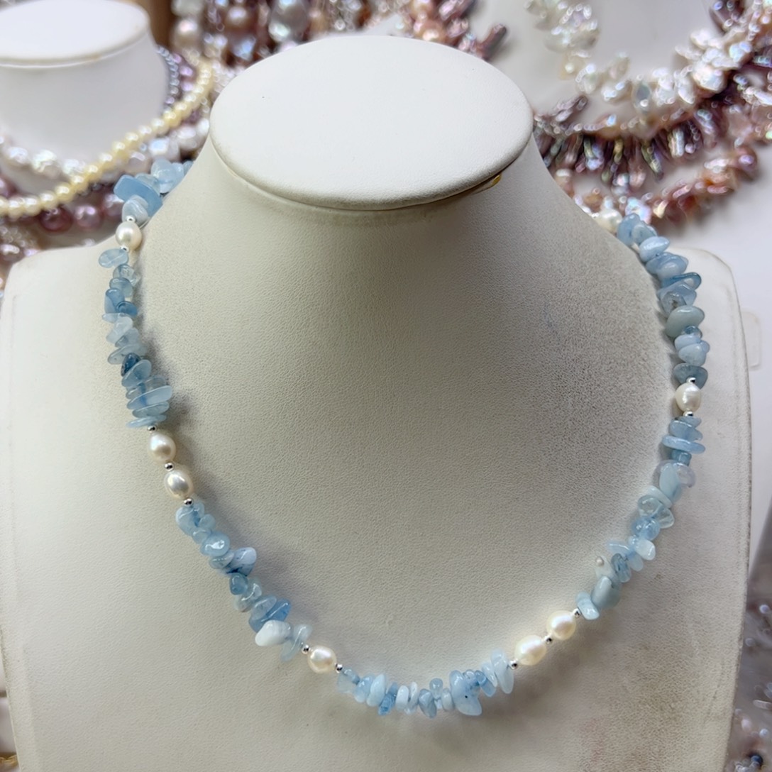 淡水珍珠合金手链