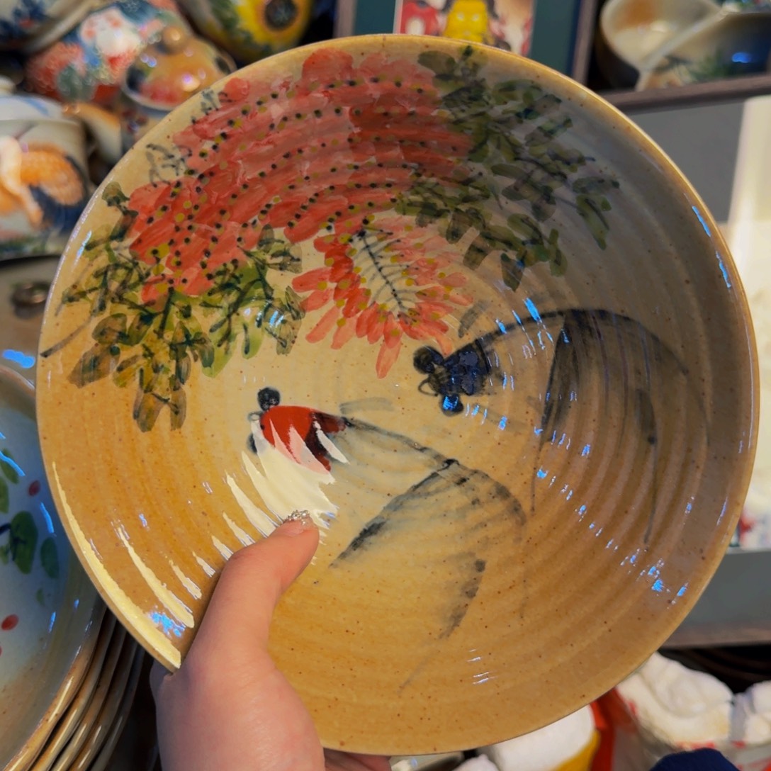 瓷片景德镇陶瓷手工手绘