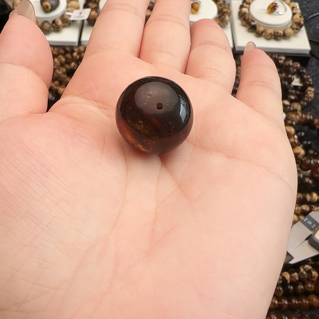 霖***手链琥珀未镶嵌抚顺琥珀