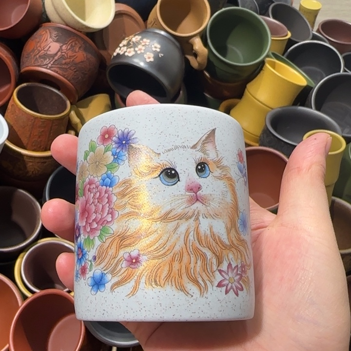 茶杯紫砂全手工紫砂