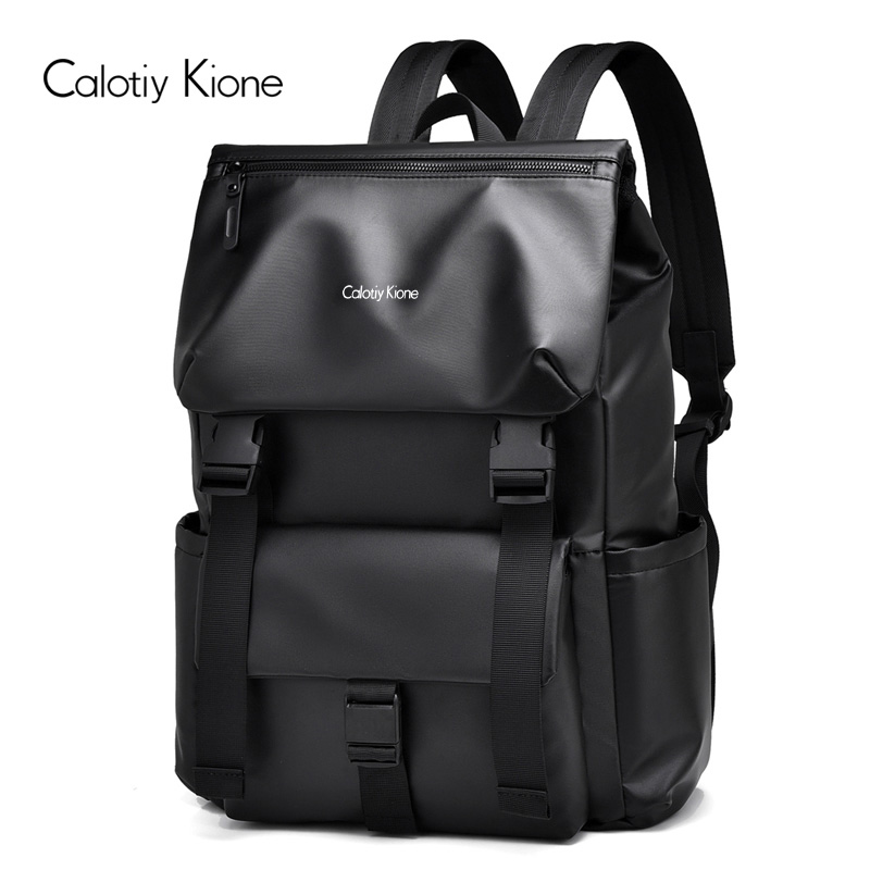 Calotiy Kione男士双肩包时尚休闲电脑包多功能包户外便登山百搭