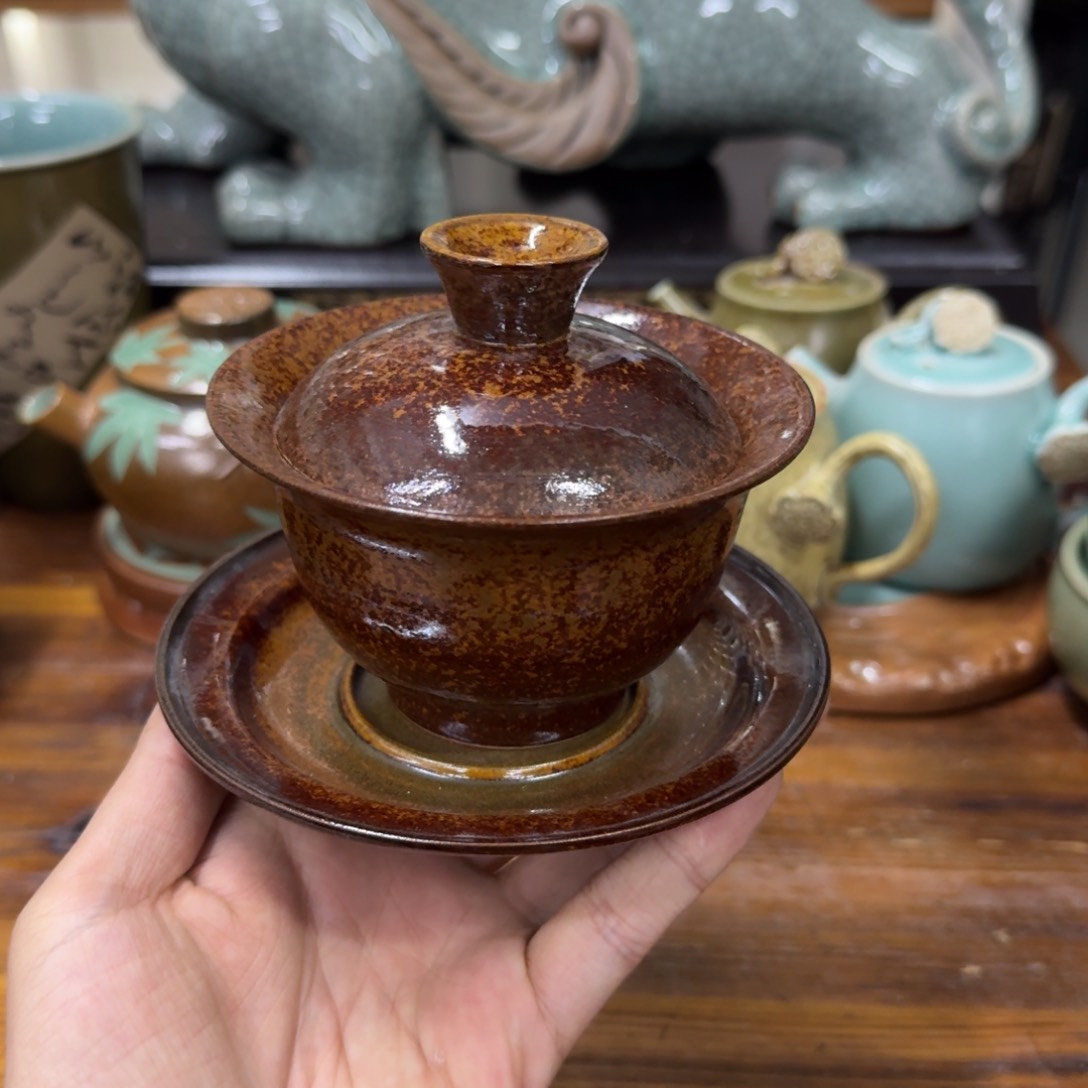 龙泉青瓷茶具微瑕1685