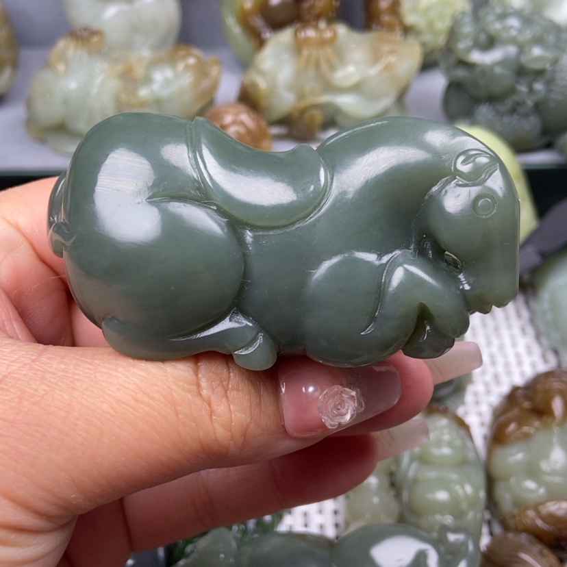 【闪购商品】和田玉把件未镶嵌啊**～