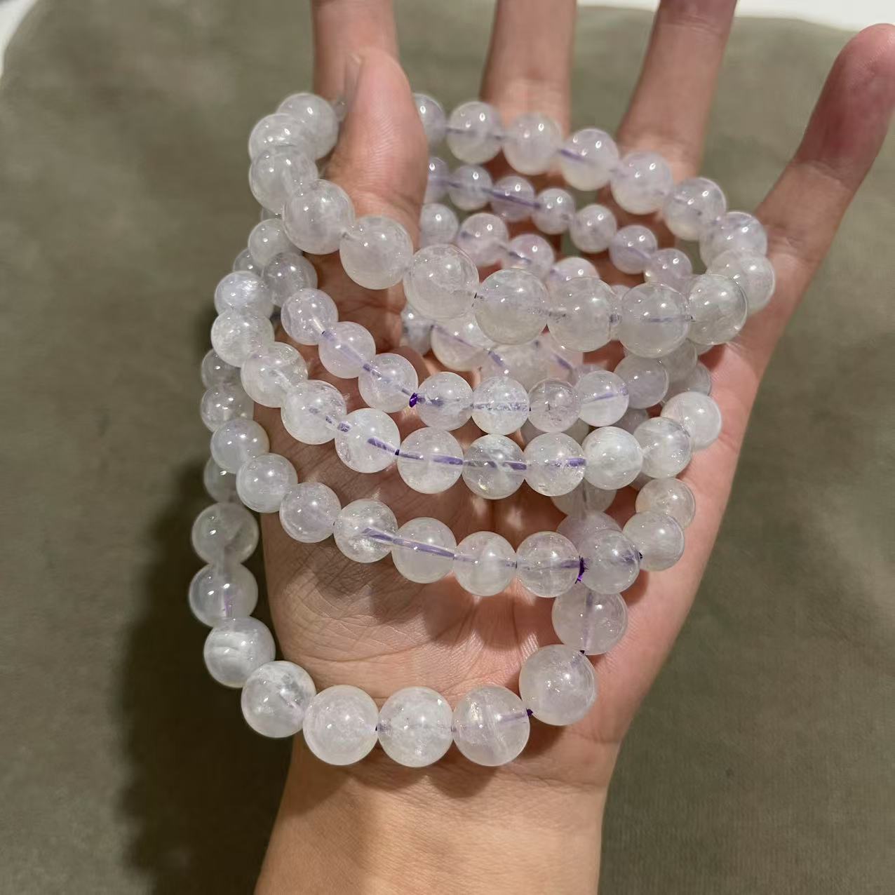 福利品紫玉晶手串