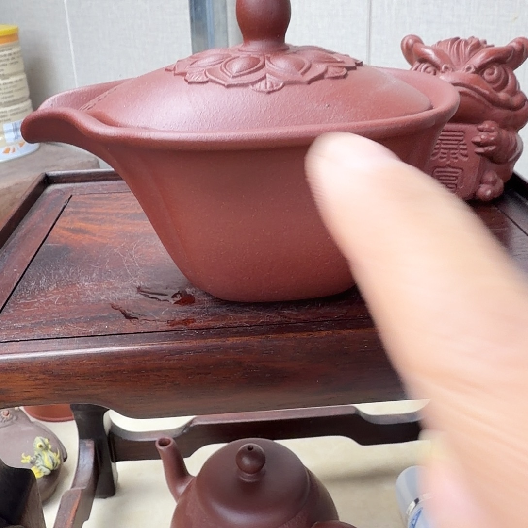 手把壶160cc紫泥的