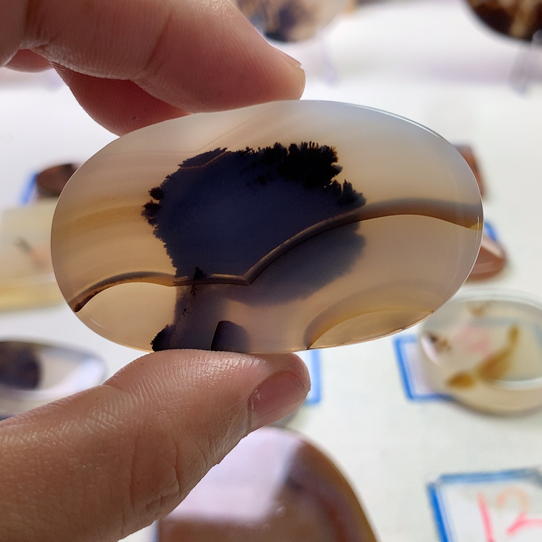 未镶嵌玛瑙/玉髓珠宝半成品