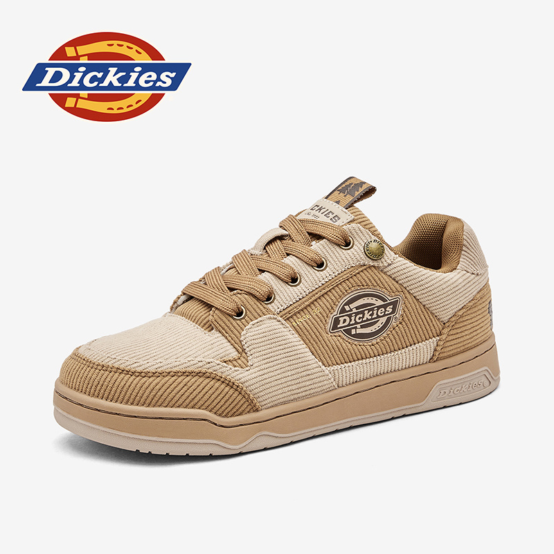Dickies2025秋季新款男士百搭板鞋复古透气低帮鞋时尚潮流潮鞋