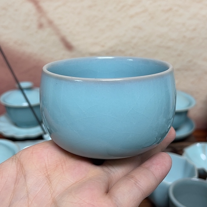 杯子赵志强天青暖手杯一级