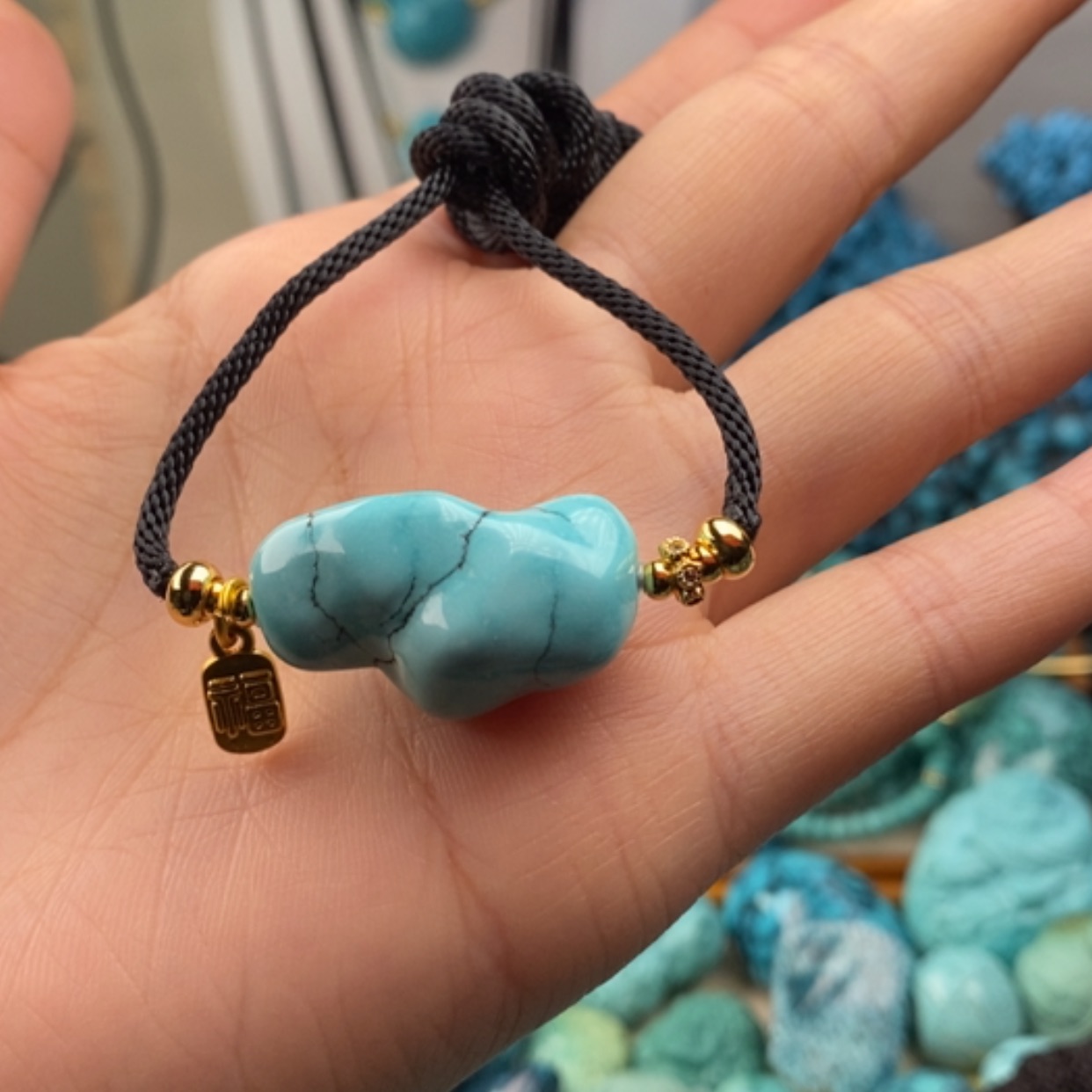 【闪购商品】未镶嵌绿松石珠宝半成品