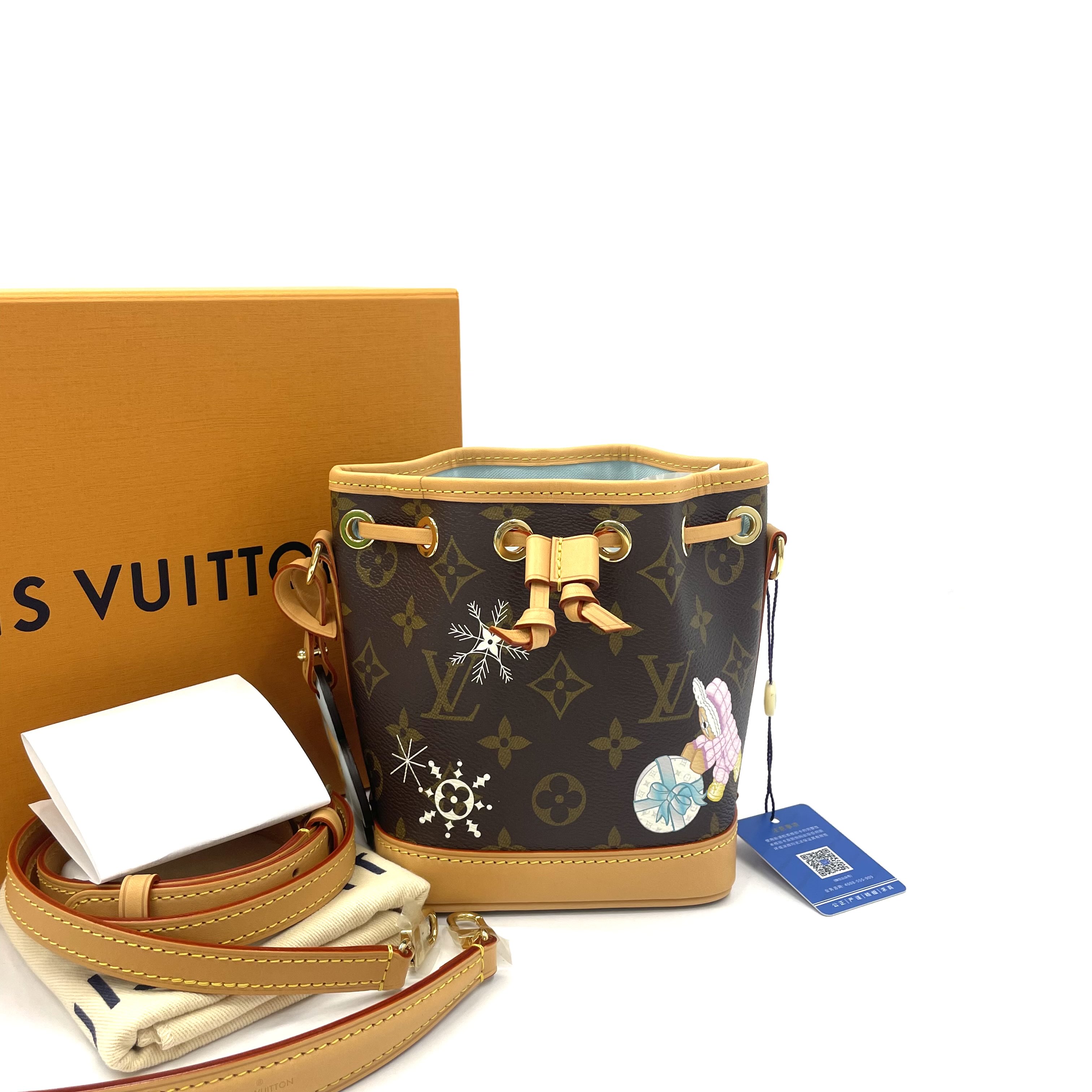 99新 LouisVuitton/路易威登 路易威登 Nano Noe 水桶包手提包