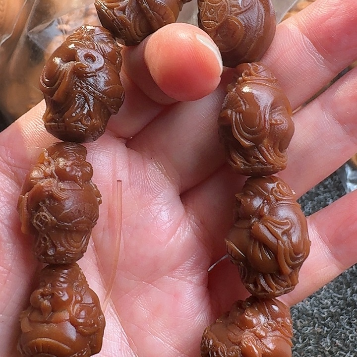 橄榄核吊坠橄榄大肚子财神