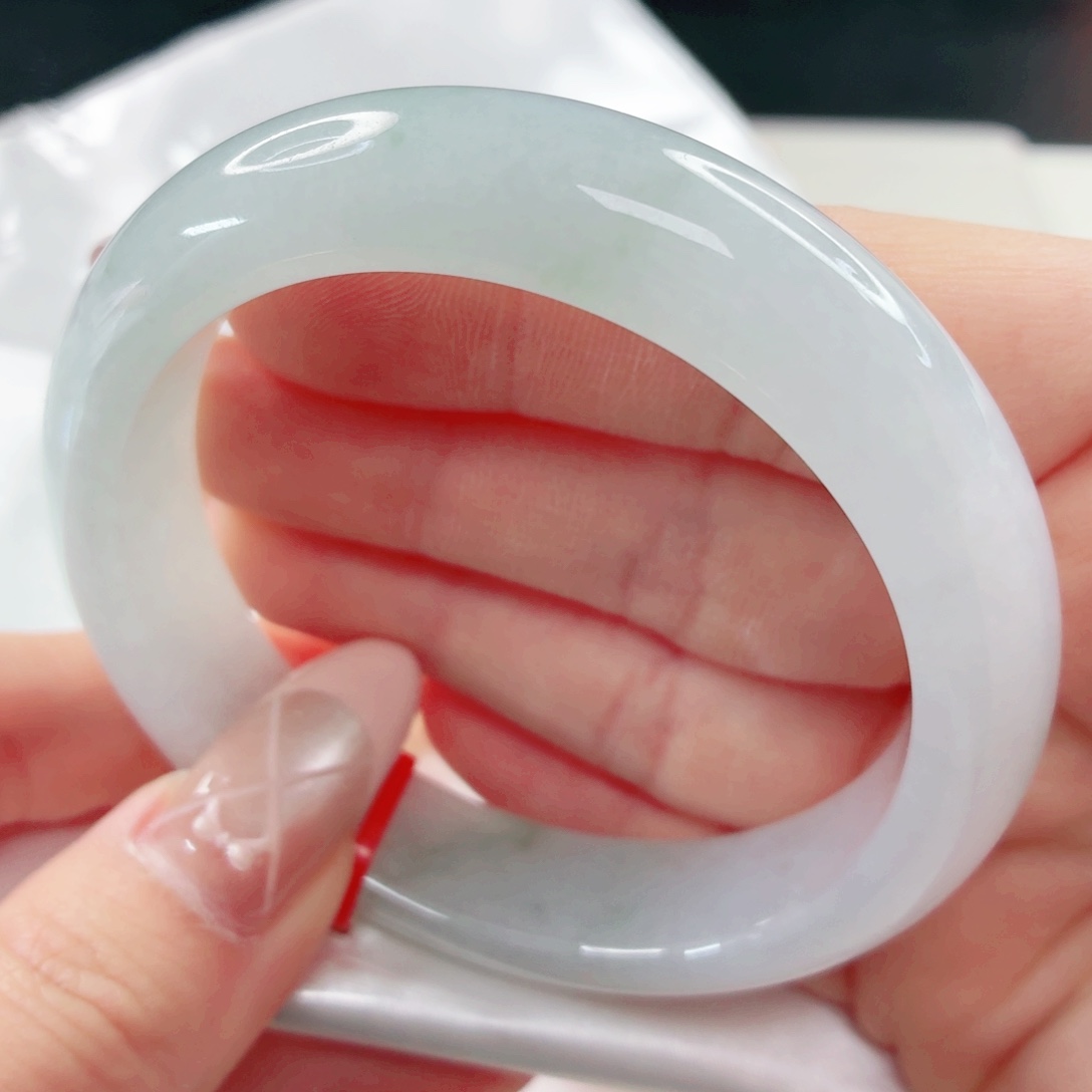 翡翠未镶嵌手镯56.2x294