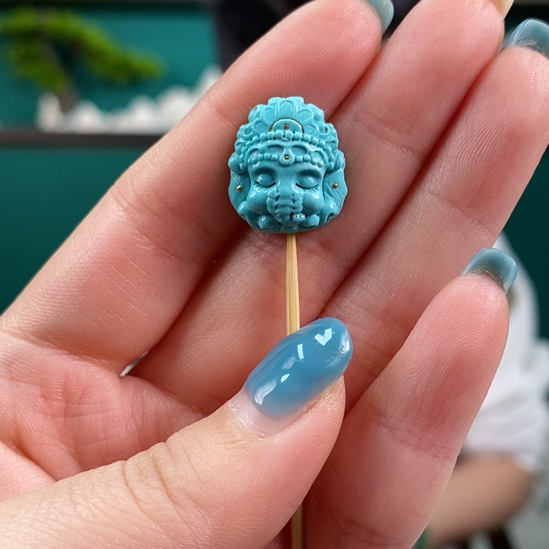 绿松石珠宝奇石未镶嵌