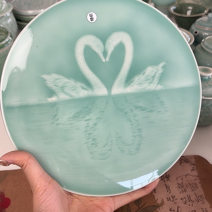 龙泉云间青瓷小米茶器