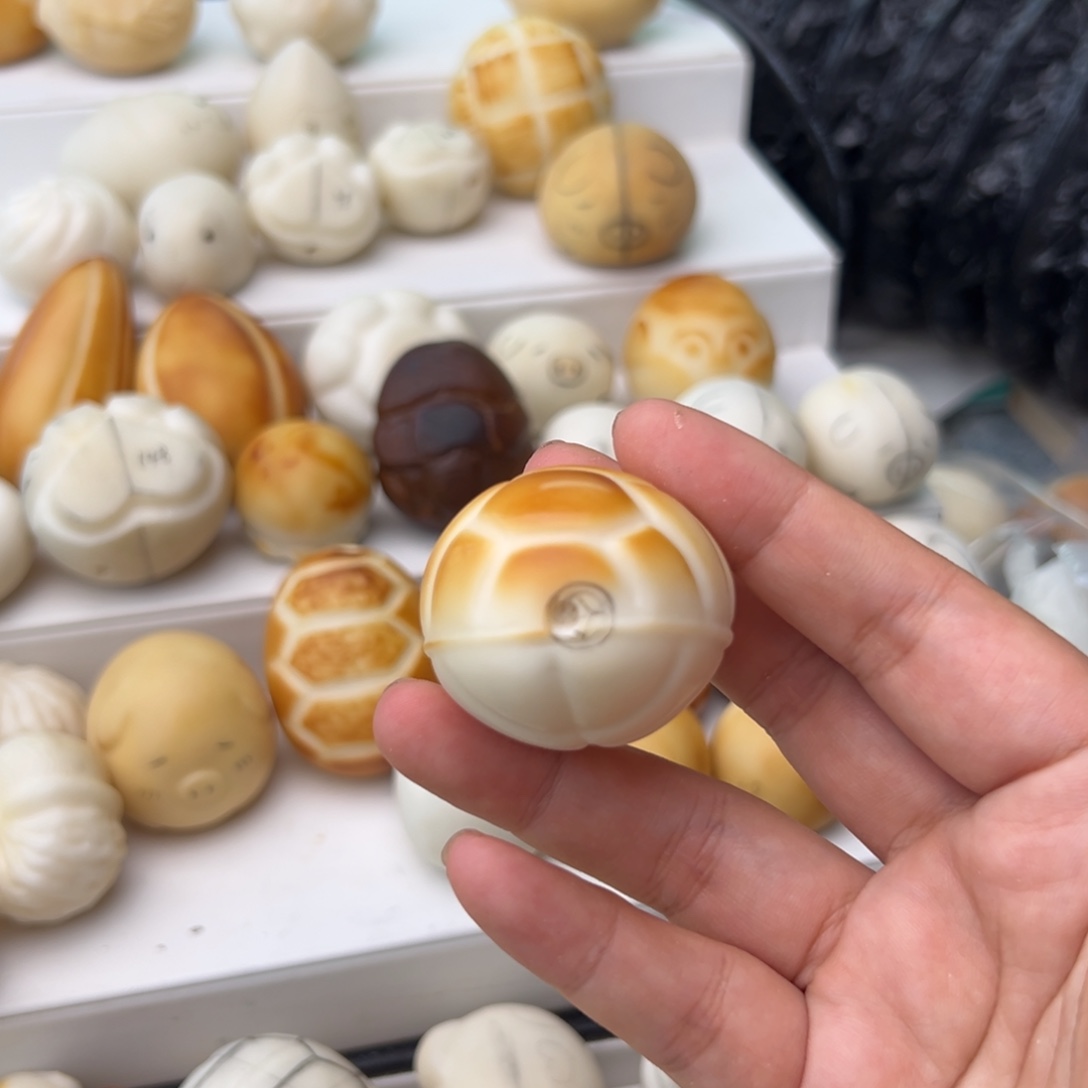 茉***道把件菩提根/象牙果定制富甲画铜钱不退换